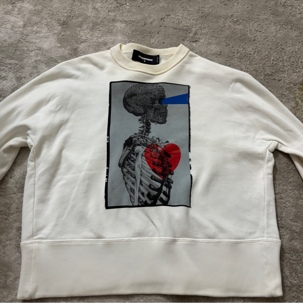 Dsquared2 Graphic Skeleton Sweatshirt